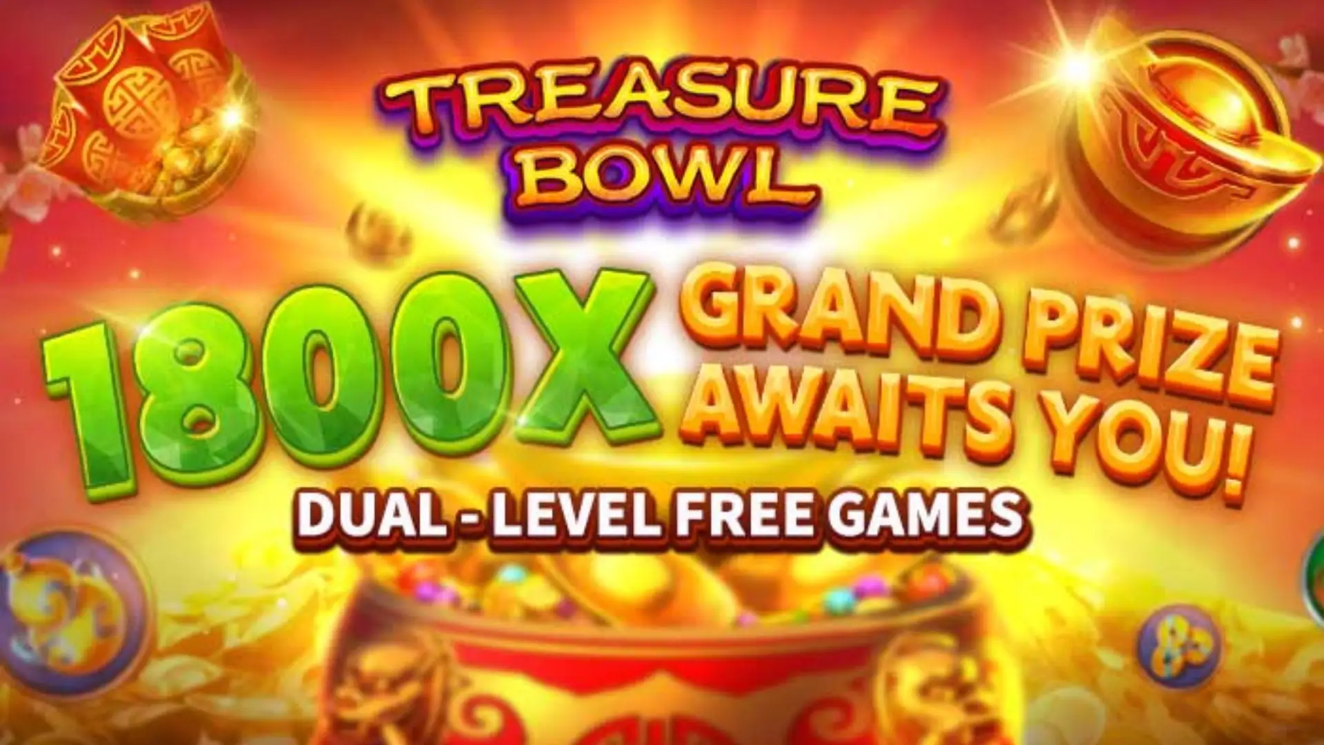 Multiplicadores Treasure Bowl 090bet - 7777x Máximo com Tigela Dourada